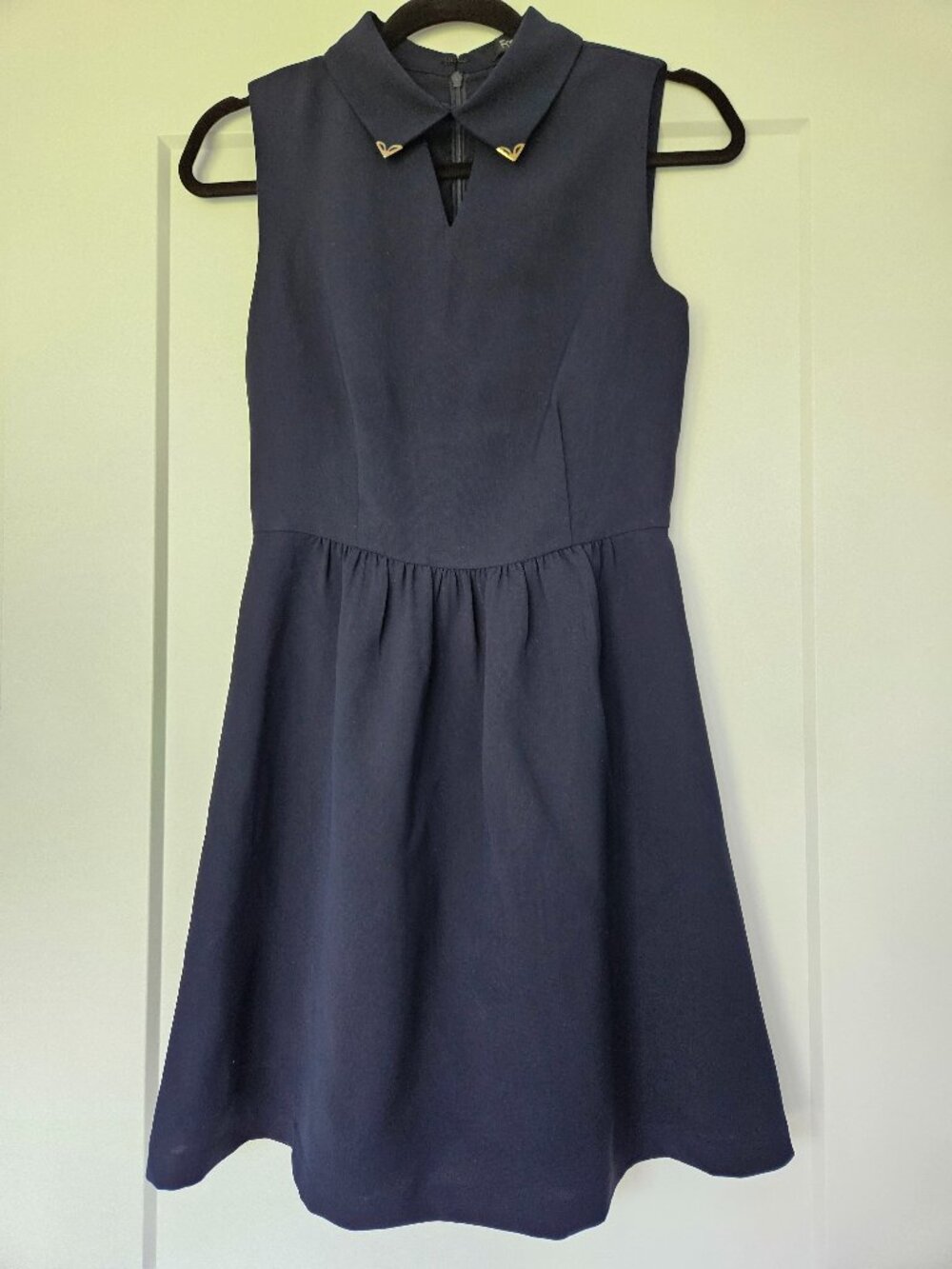 Blue sleeveless dress size S